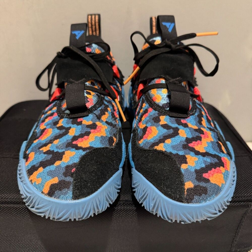 Adidas Trae Young 1 Pixel Blue Boost Basketball Shoes Men's 8.5 GY0289 - Picture 4 of 11